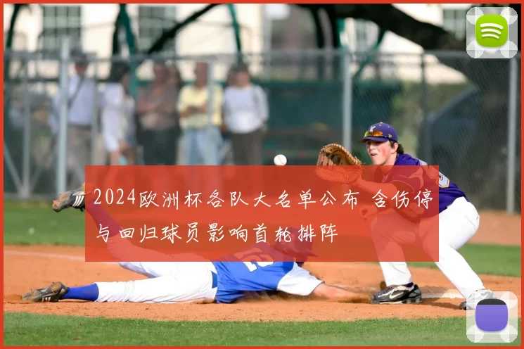 2024欧洲杯各队大名单公布 含伤停与回归球员影响首轮排阵